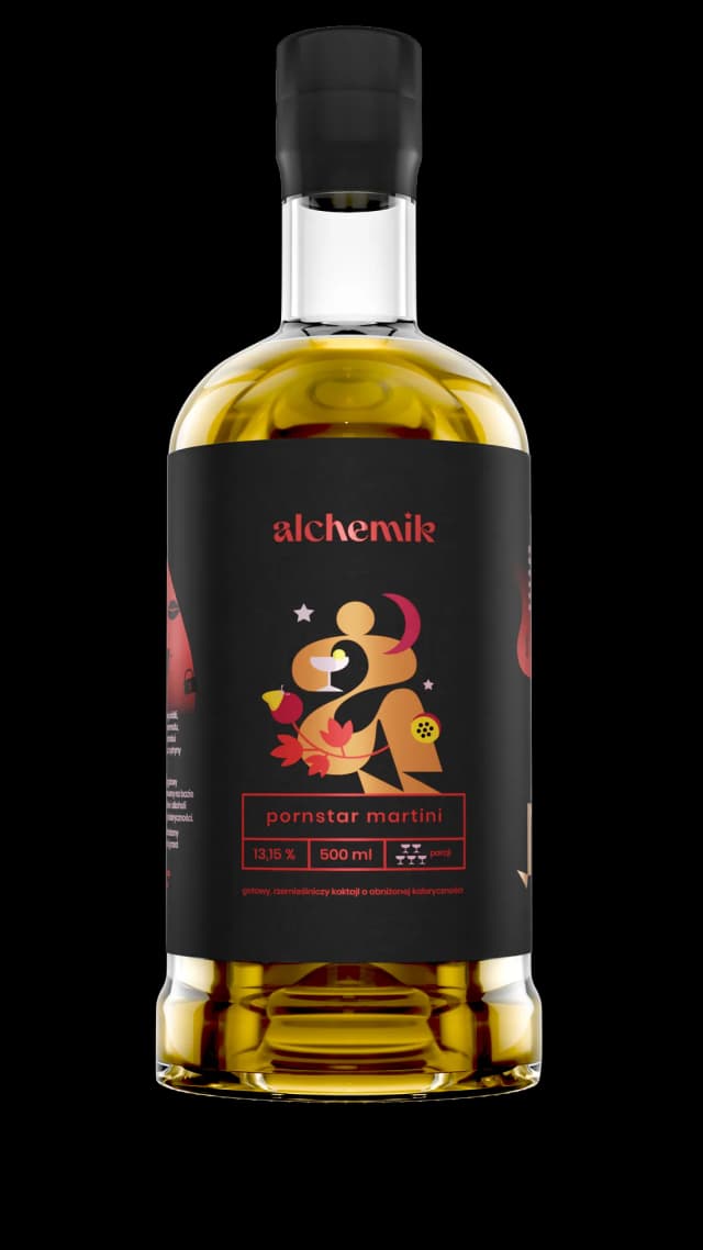 Butelka koktajlu Pornstar Martini RTD Alchemik